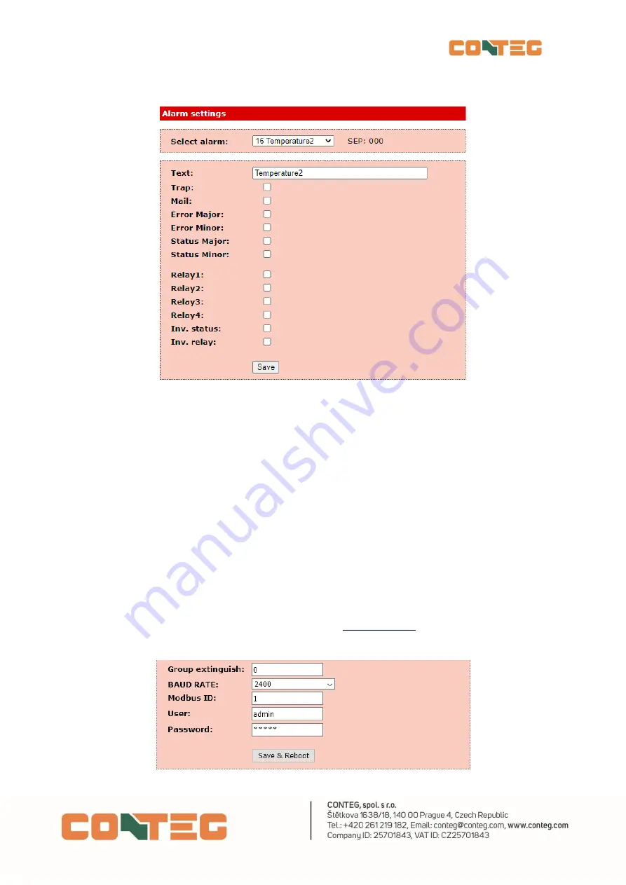 Contec LES-RACK Operation Manual And Installation Manual Download Page 20