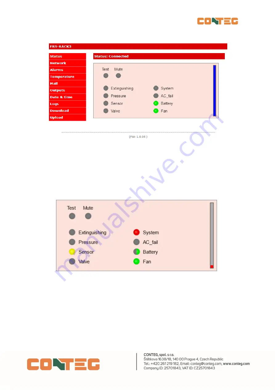 Contec LES-RACK Operation Manual And Installation Manual Download Page 23