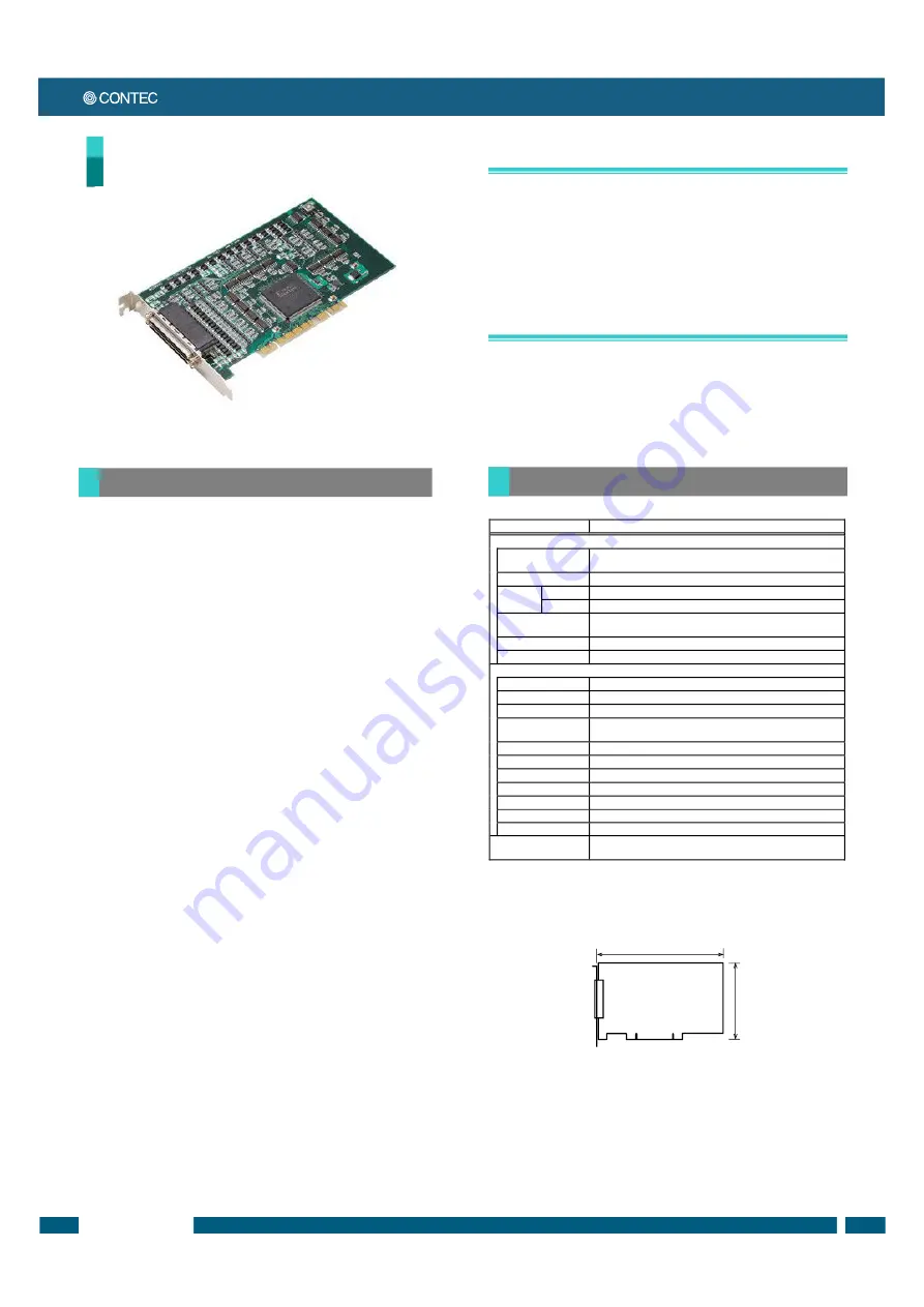 Contec PO-128L(PCI)H Quick Start Manual Download Page 1