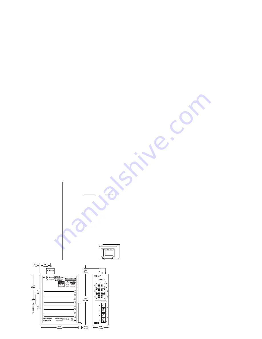 Contemporary Control Systems EISK8-100F Series Скачать руководство пользователя страница 2