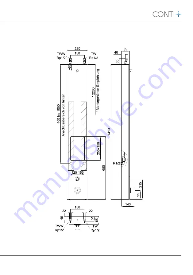 Conti+ CONSMART CONE4111221109 Installation Manual Download Page 7