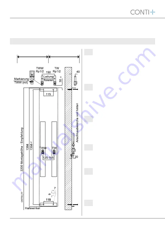 Conti+ CONSMART CONE4111221109 Installation Manual Download Page 8