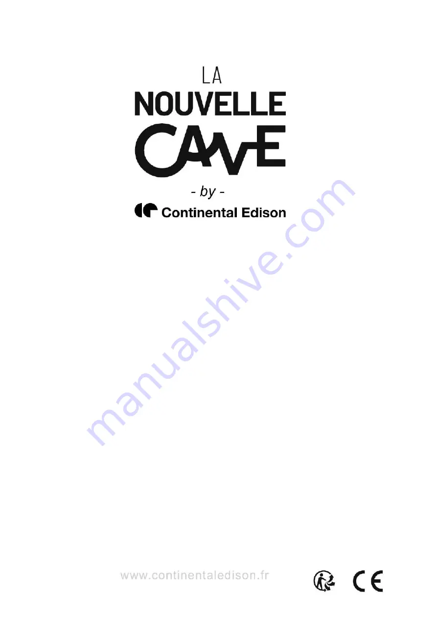 CONTINENTAL EDISON LA NOUVELLE CAVE CECWC84B Instruction Booklet Download Page 36