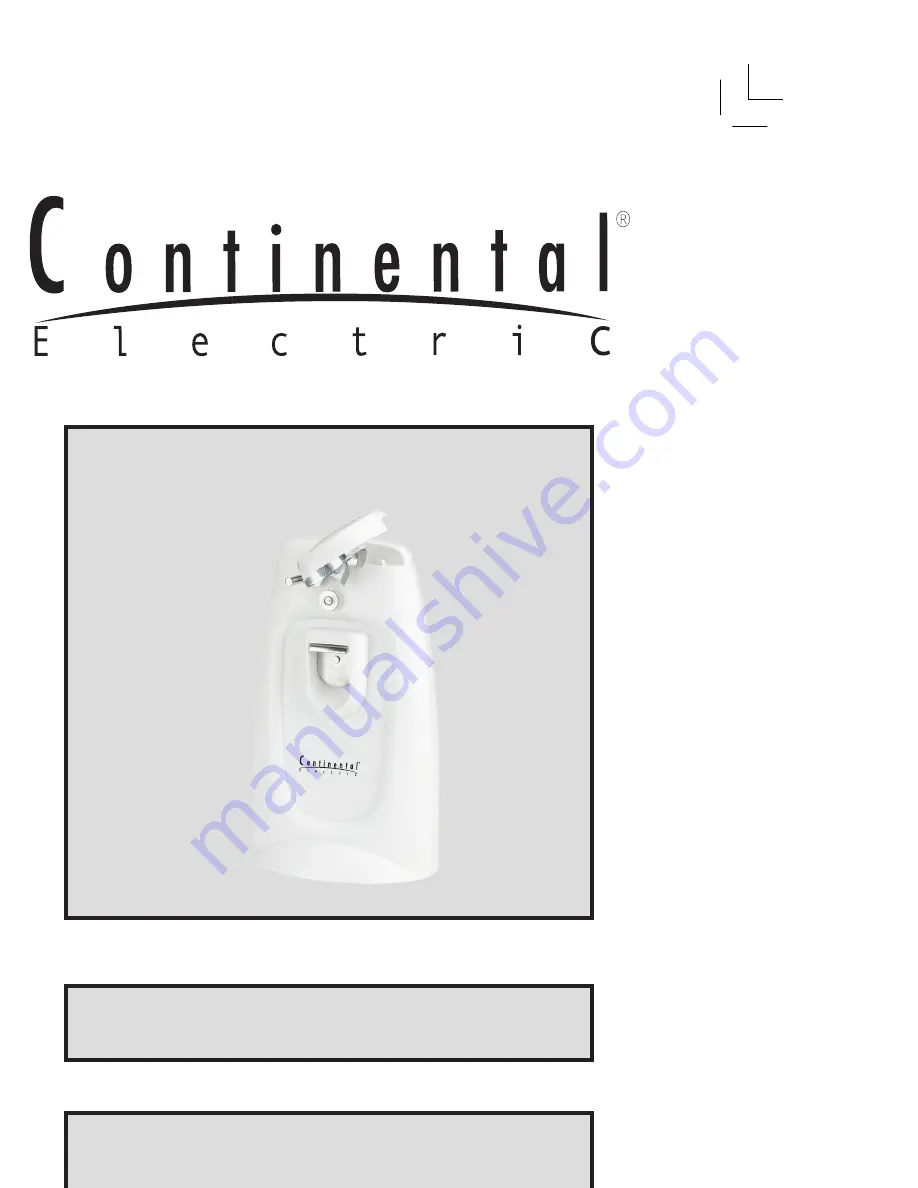 Continental Electric CE22261 Instruction Manual Download Page 7