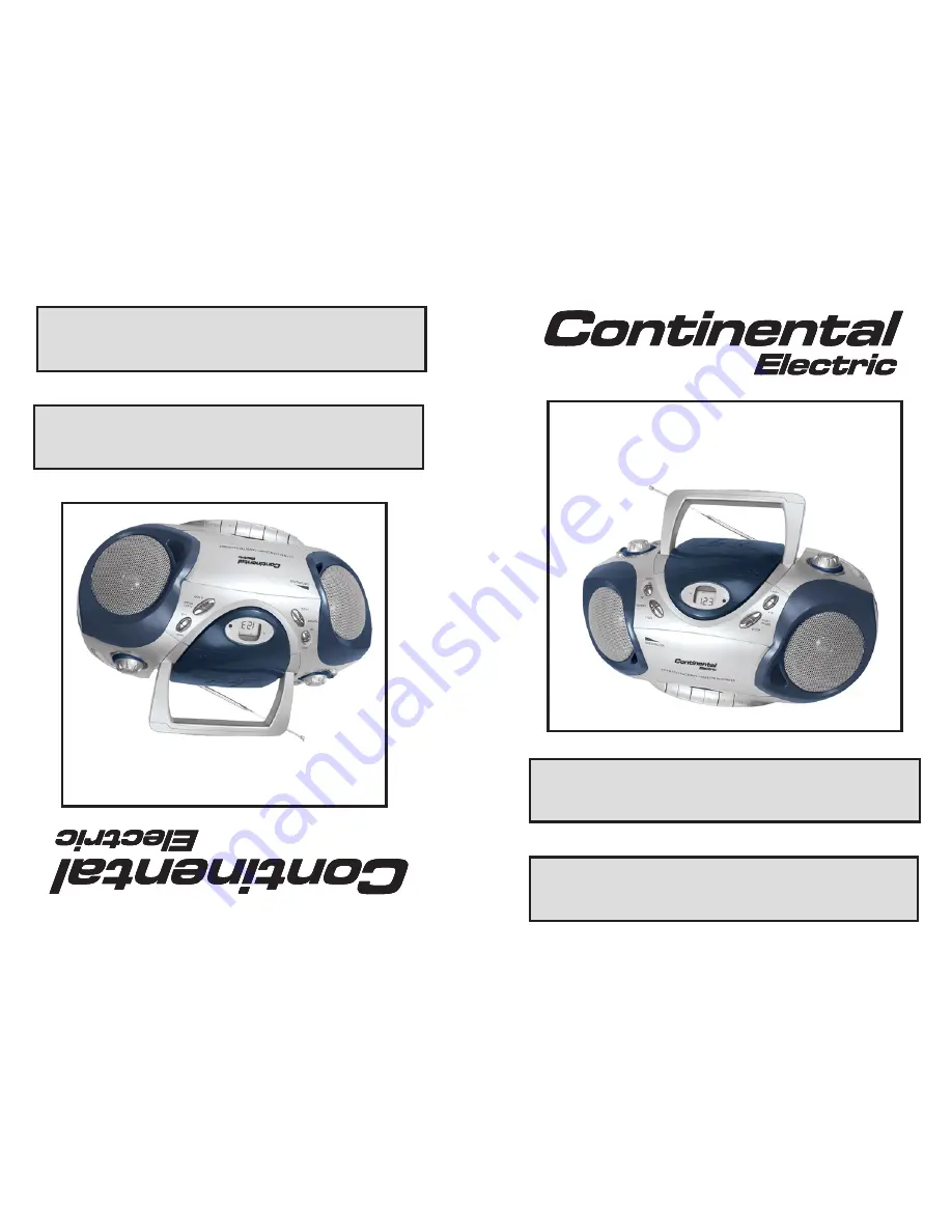 Continental Electric CEPD64381 Скачать руководство пользователя страница 1