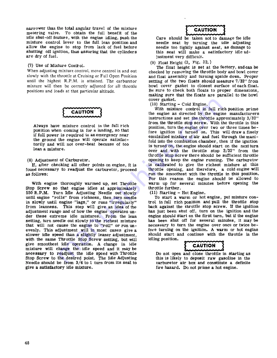 Continental Motors C-125 Manual Download Page 54