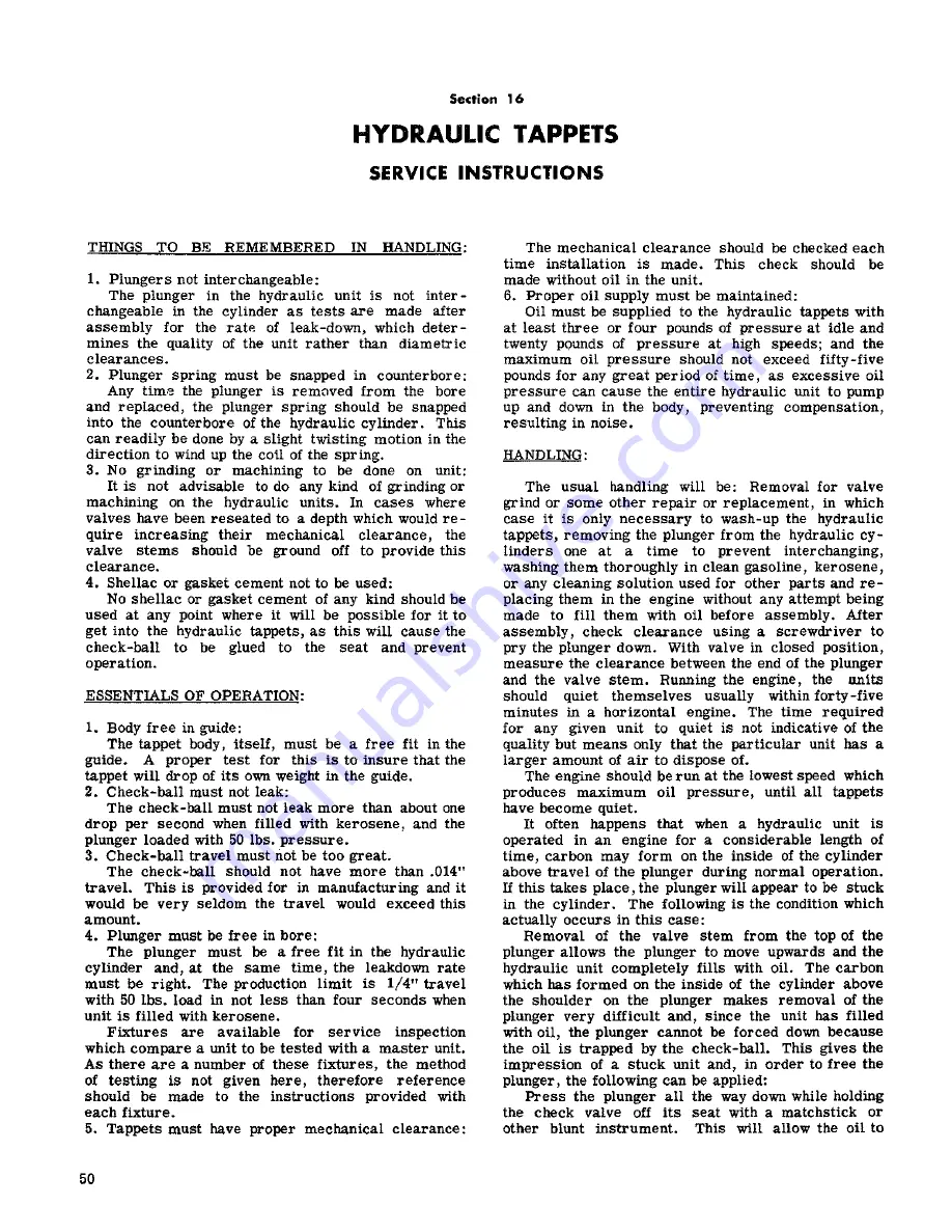 Continental Motors C-125 Manual Download Page 56