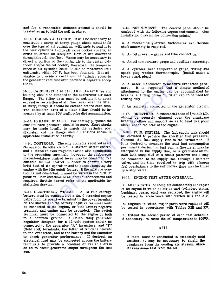 Continental Motors GO-300-A Overhaul Manual Download Page 64