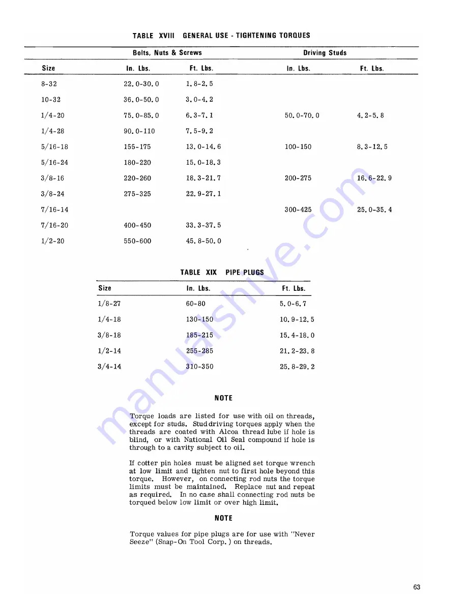 Continental Motors GO-300-A Overhaul Manual Download Page 71