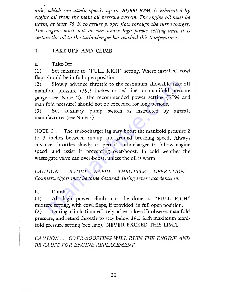 Continental Motors GTSIO-520 SERIES Operator'S Manual Download Page 26