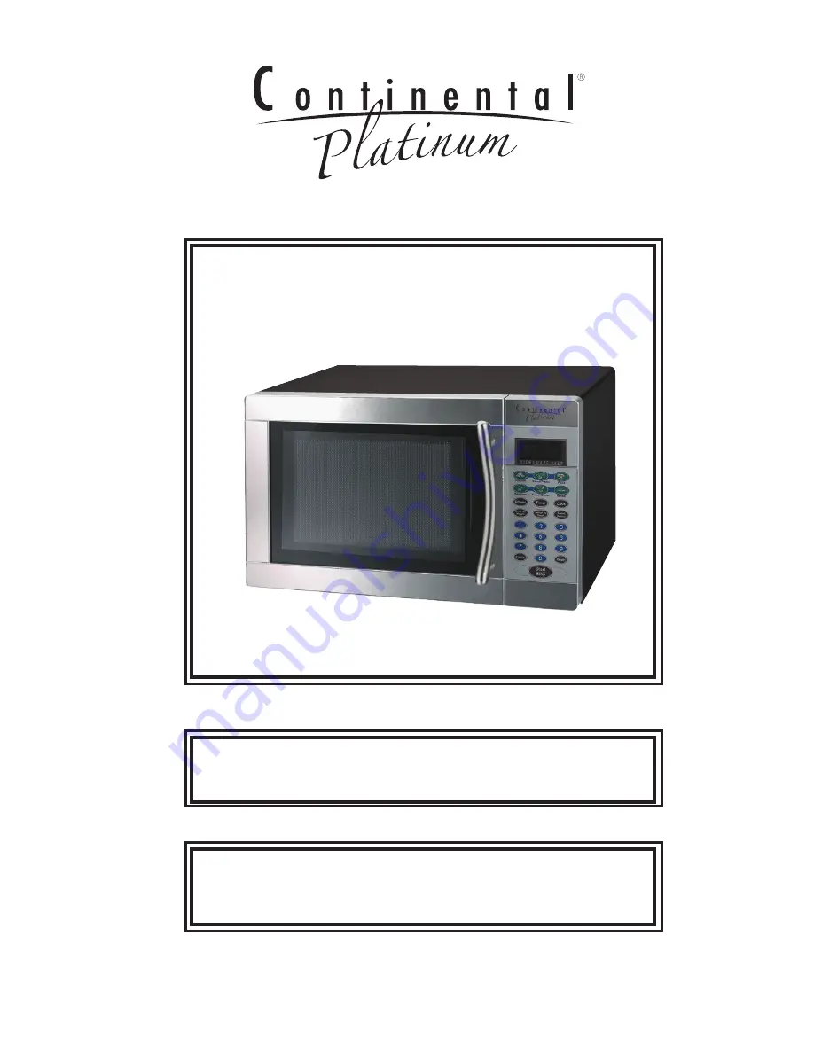 Continental Platinum Platinum CP41079 Скачать руководство пользователя страница 1