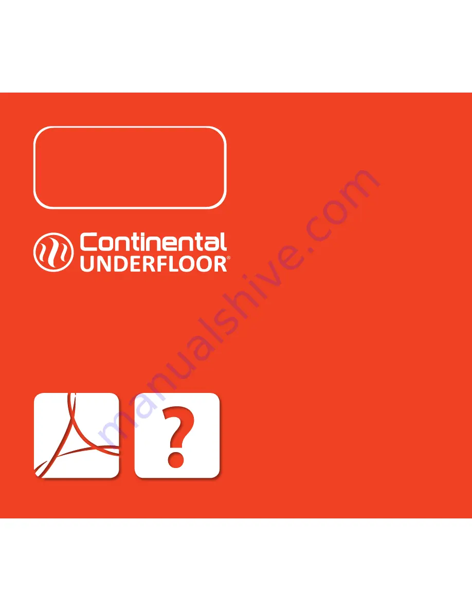 Continental Underfloor therM2 Instructions Manual Download Page 44