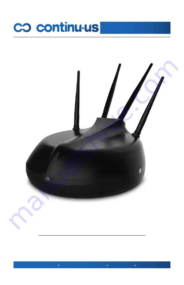 Continu.us CA-1000 WIFI Simple Setup Manual Download Page 1