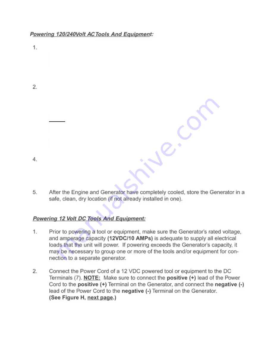 Contractor Line GEN03213 Instruction Manual Download Page 15