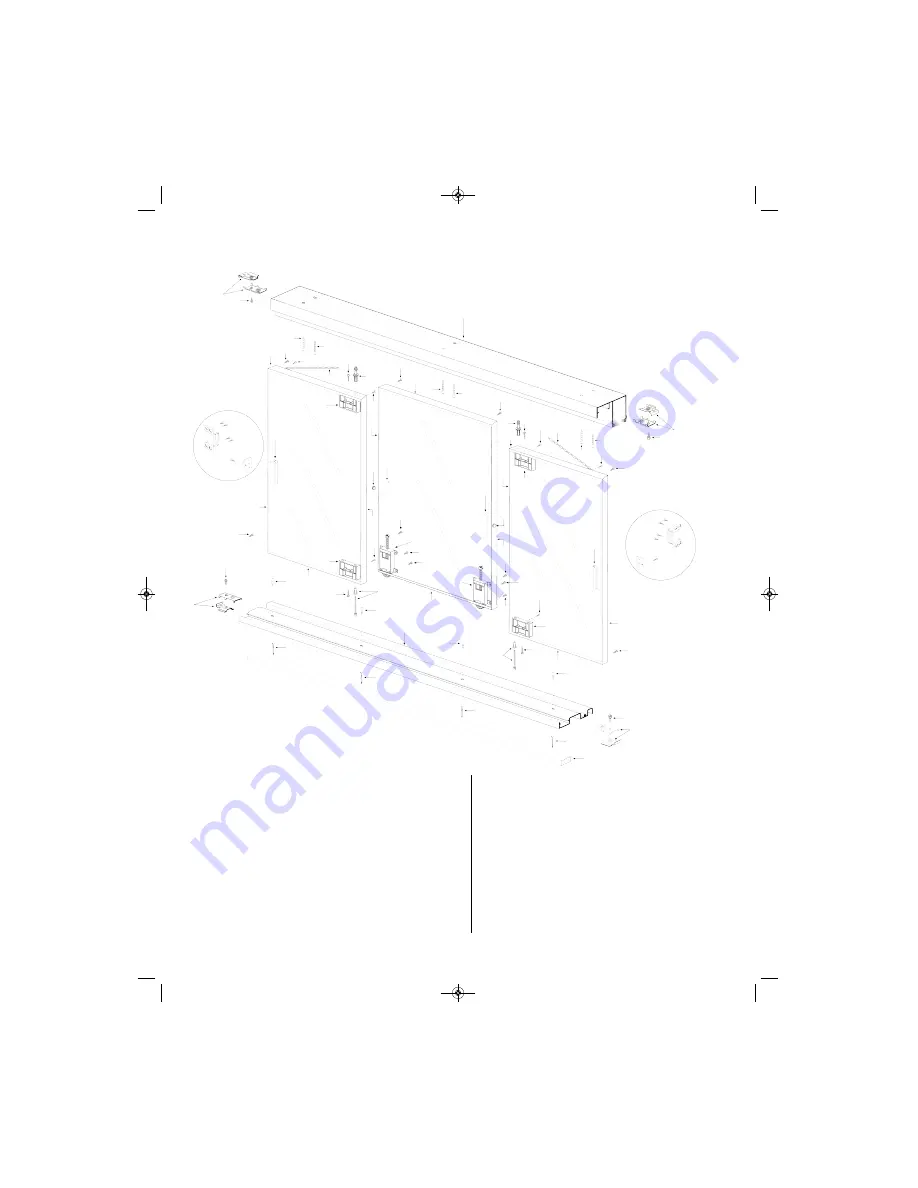 Contractors Wardrobe Trim Line  3-Way Vanity Скачать руководство пользователя страница 2