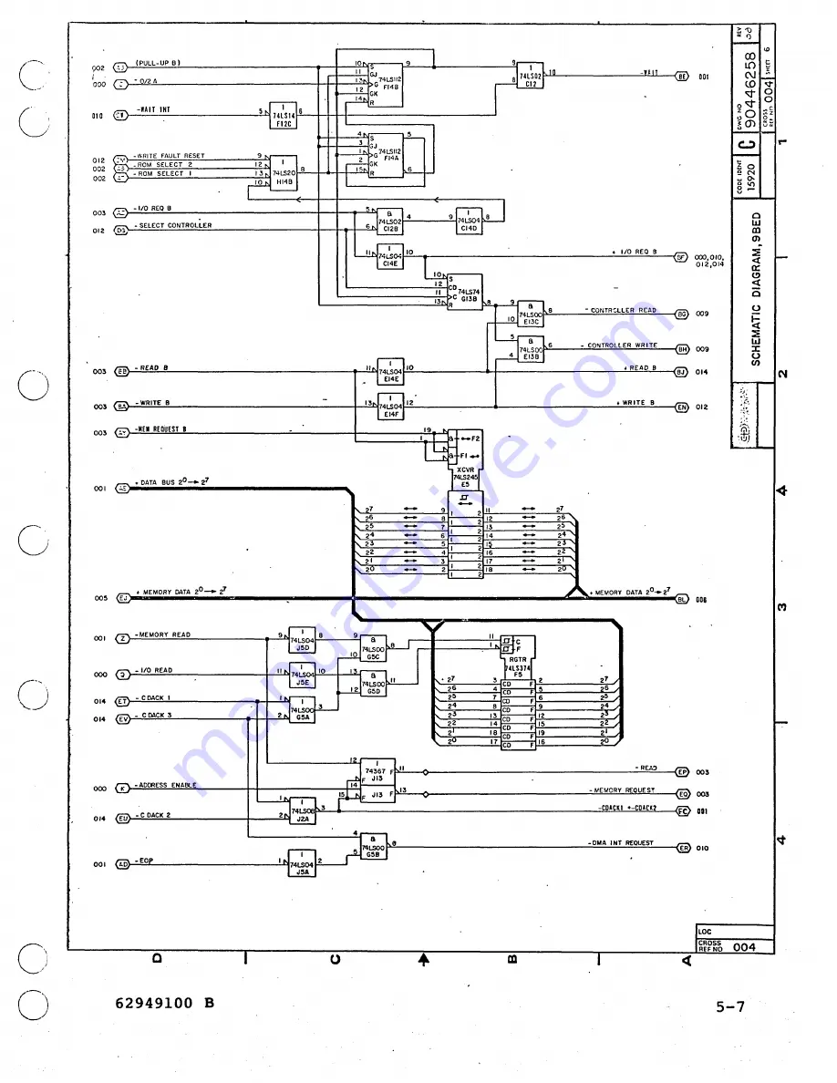 Control Data Corporation CDC 40003-200 Hardware Maintenance Manual Download Page 63