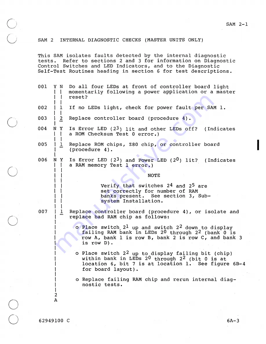 Control Data Corporation CDC 40003-200 Hardware Maintenance Manual Download Page 93