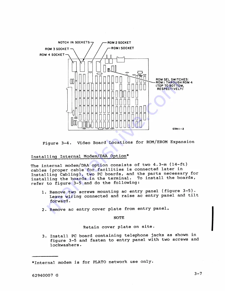 Control Data Corporation CDC 40003-22 Hardware Maintenance Manual Download Page 62