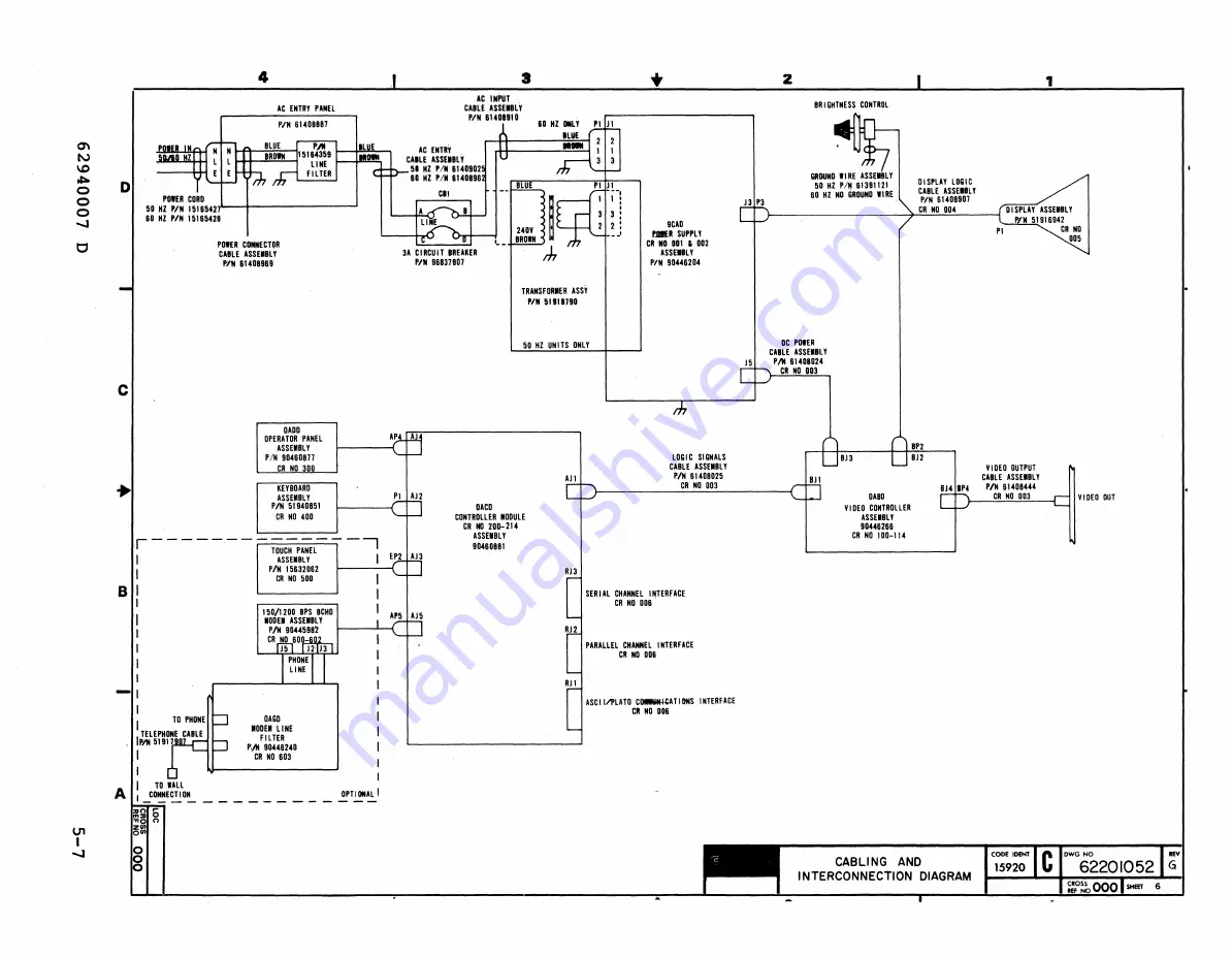 Control Data Corporation CDC 40003-22 Hardware Maintenance Manual Download Page 128