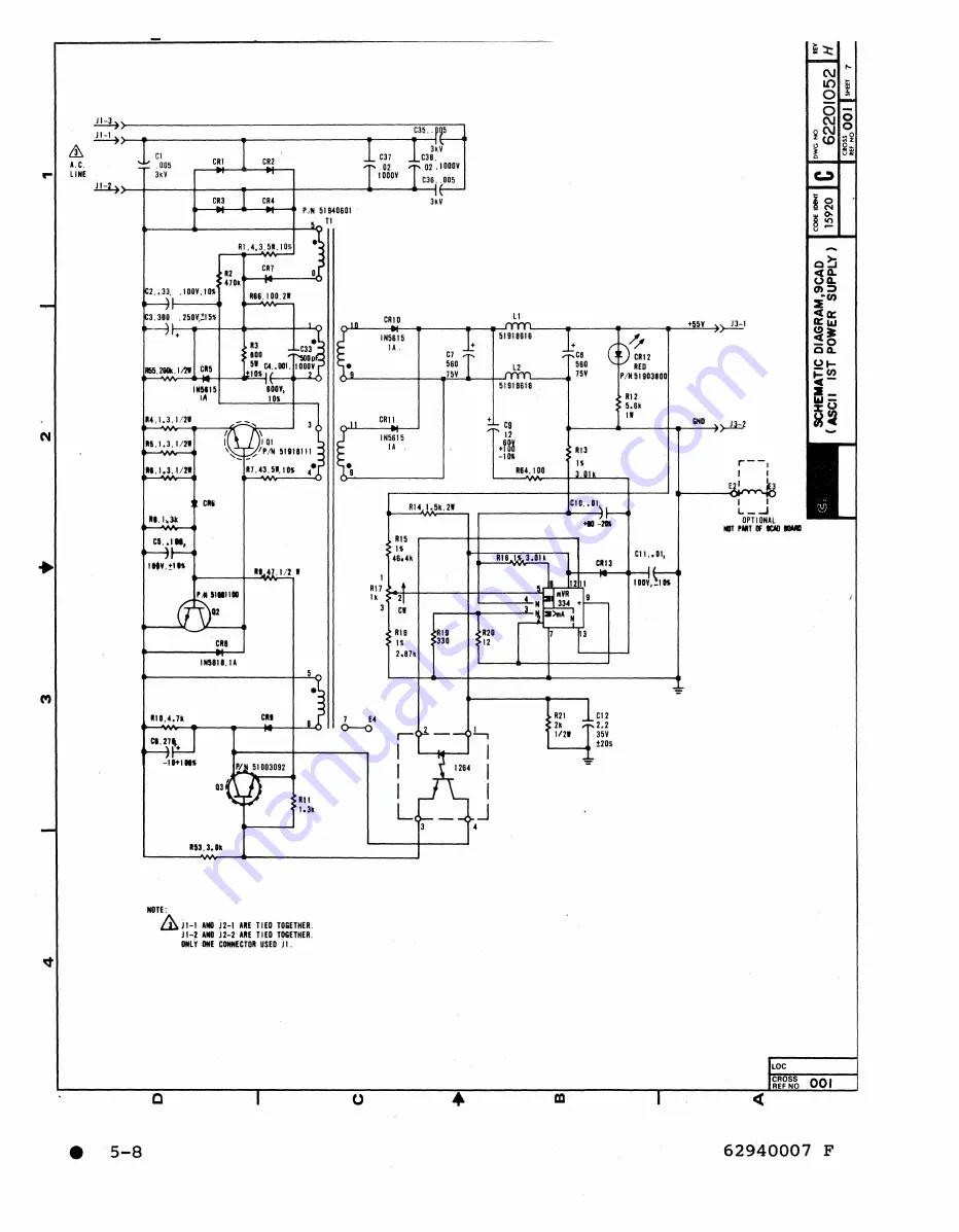 Control Data Corporation CDC 40003-22 Hardware Maintenance Manual Download Page 129