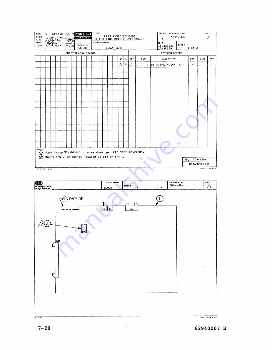 Control Data Corporation CDC 40003-22 Скачать руководство пользователя страница 315