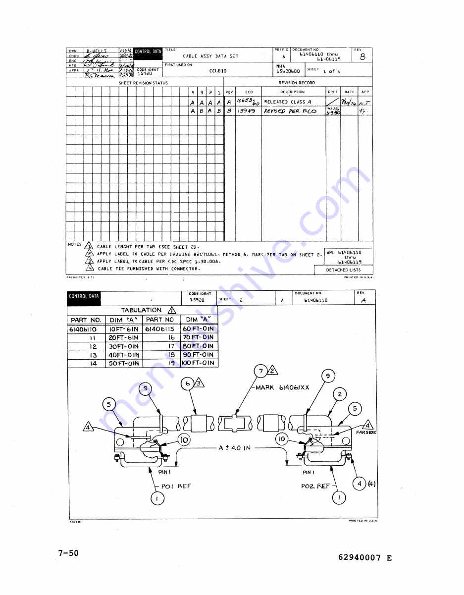 Control Data Corporation CDC 40003-22 Hardware Maintenance Manual Download Page 349