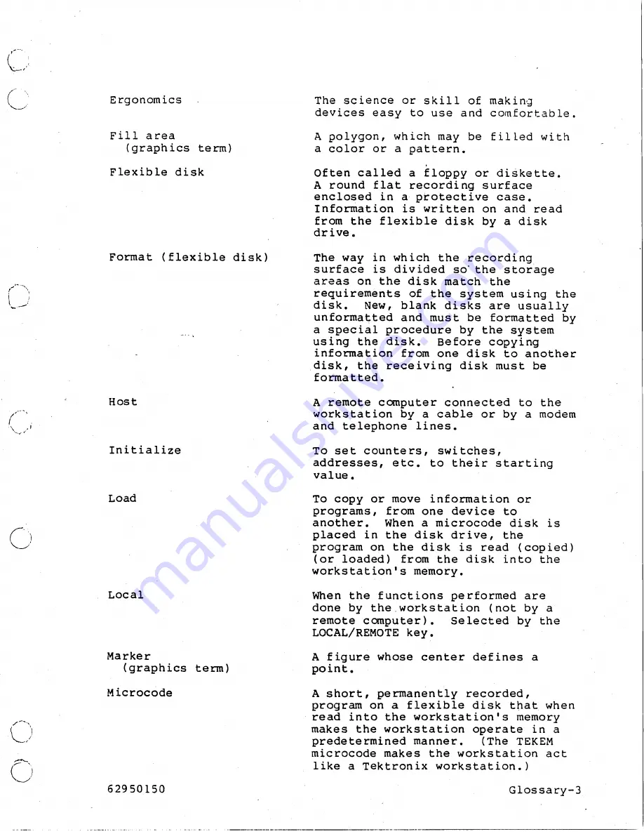 Control Data Corporation CDC 790ICEM Owner'S Manual Download Page 59