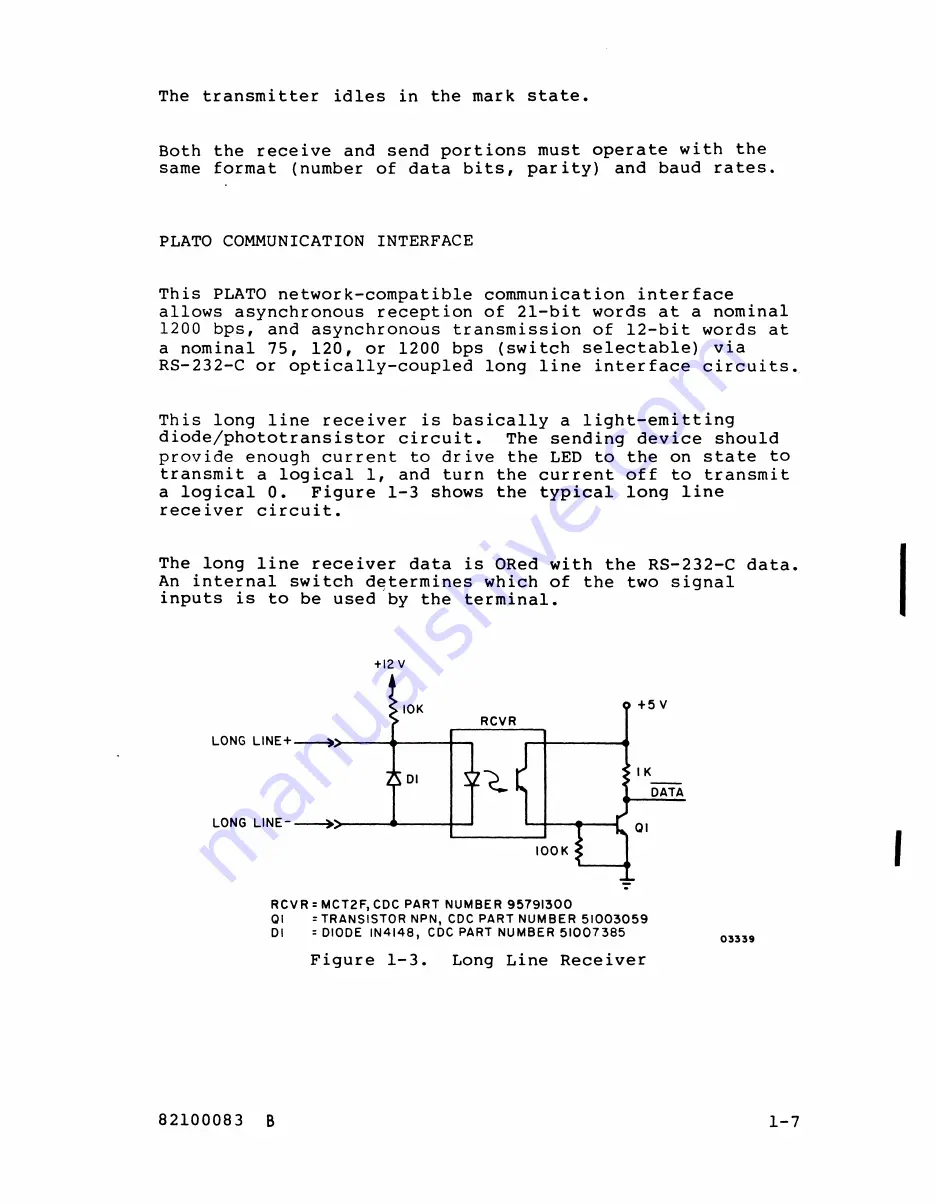 Control Data Corporation SYSTEMS TERMINAL II Hardware Maintenance Manual Download Page 27