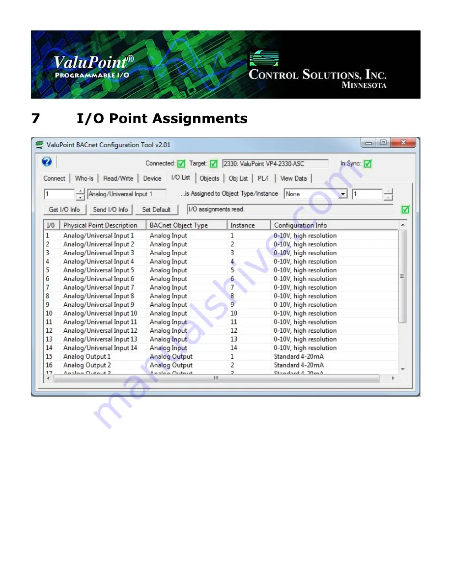 CONTROL SOLUTIONS ValuPoint 4 User Manual Download Page 36