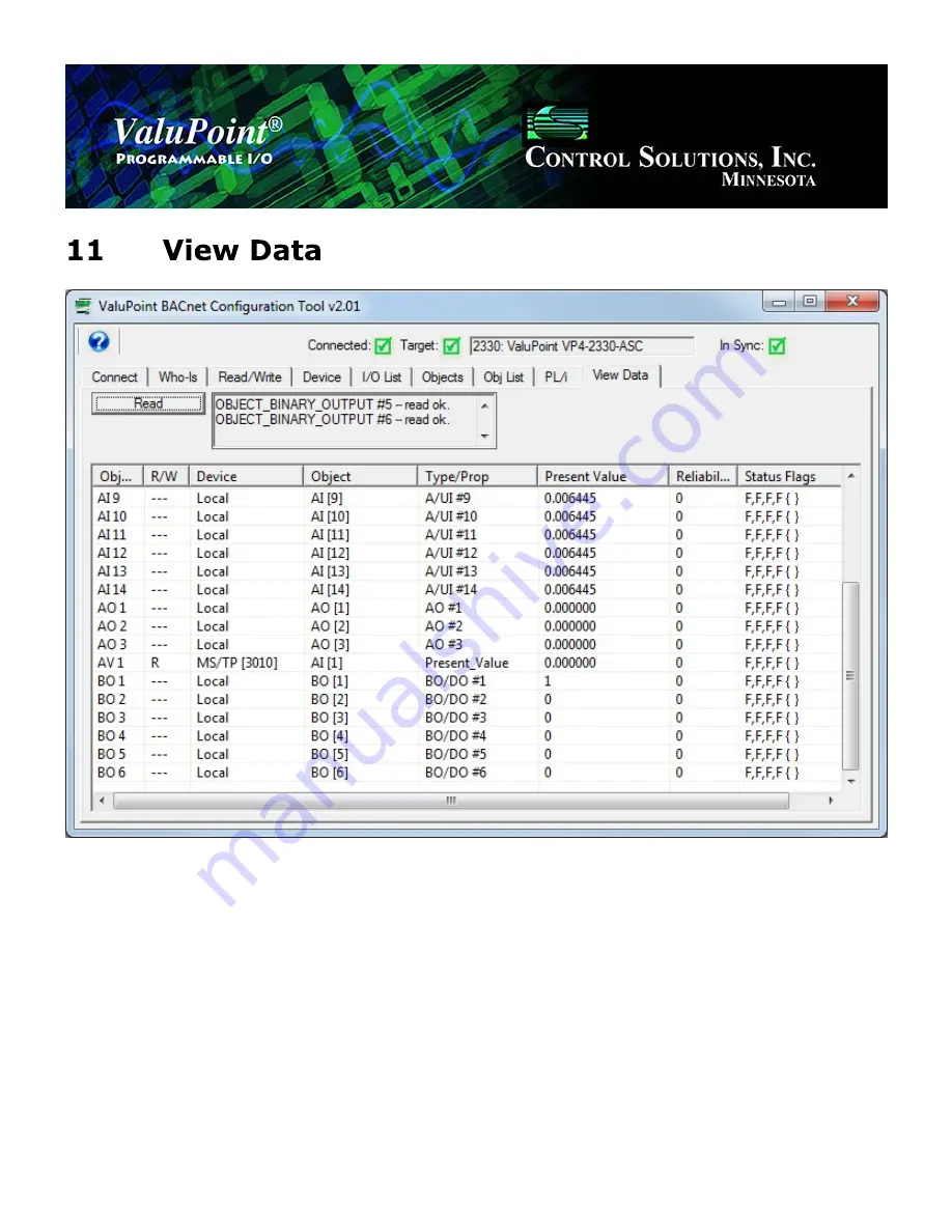 CONTROL SOLUTIONS ValuPoint 4 Скачать руководство пользователя страница 64