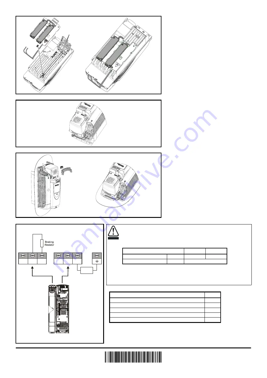 Control Techniques Unidrive Size 2 Installation Sheet Download Page 2