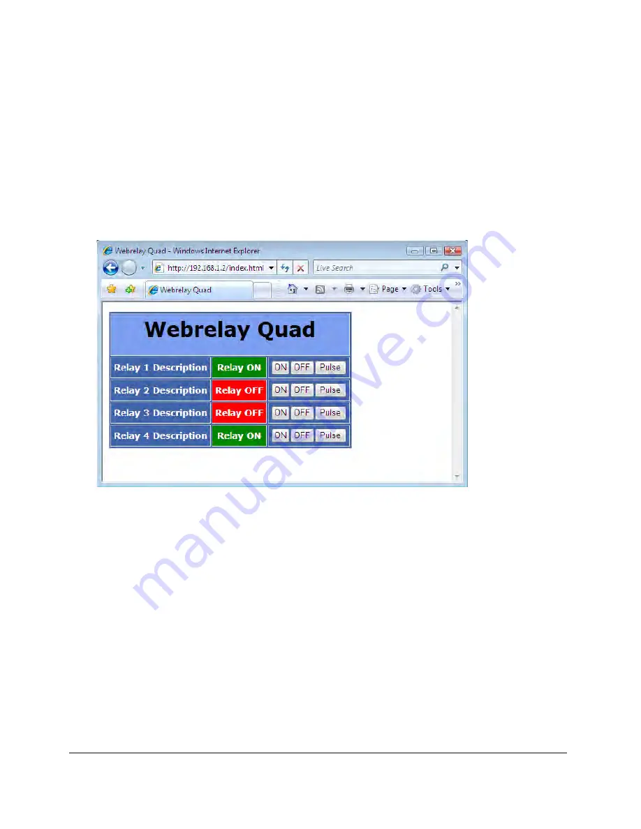 ControlByWeb WebRelay-Quad X-WR-4R1-5 Скачать руководство пользователя страница 28