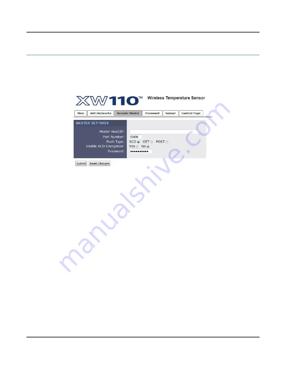 ControlByWeb XW-110 User Manual Download Page 25