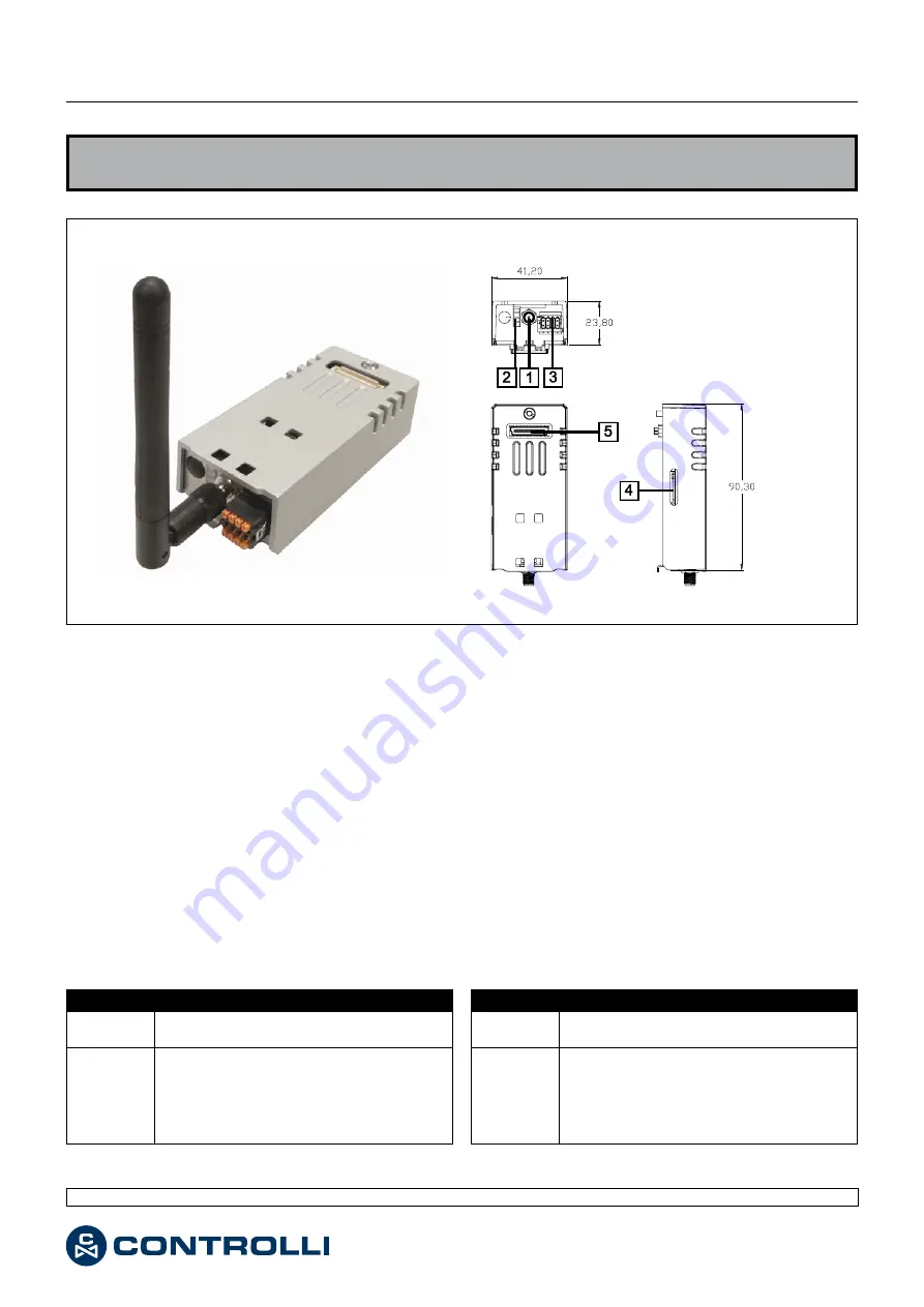 Controlli GTX703-3G Installation Instructions Download Page 1