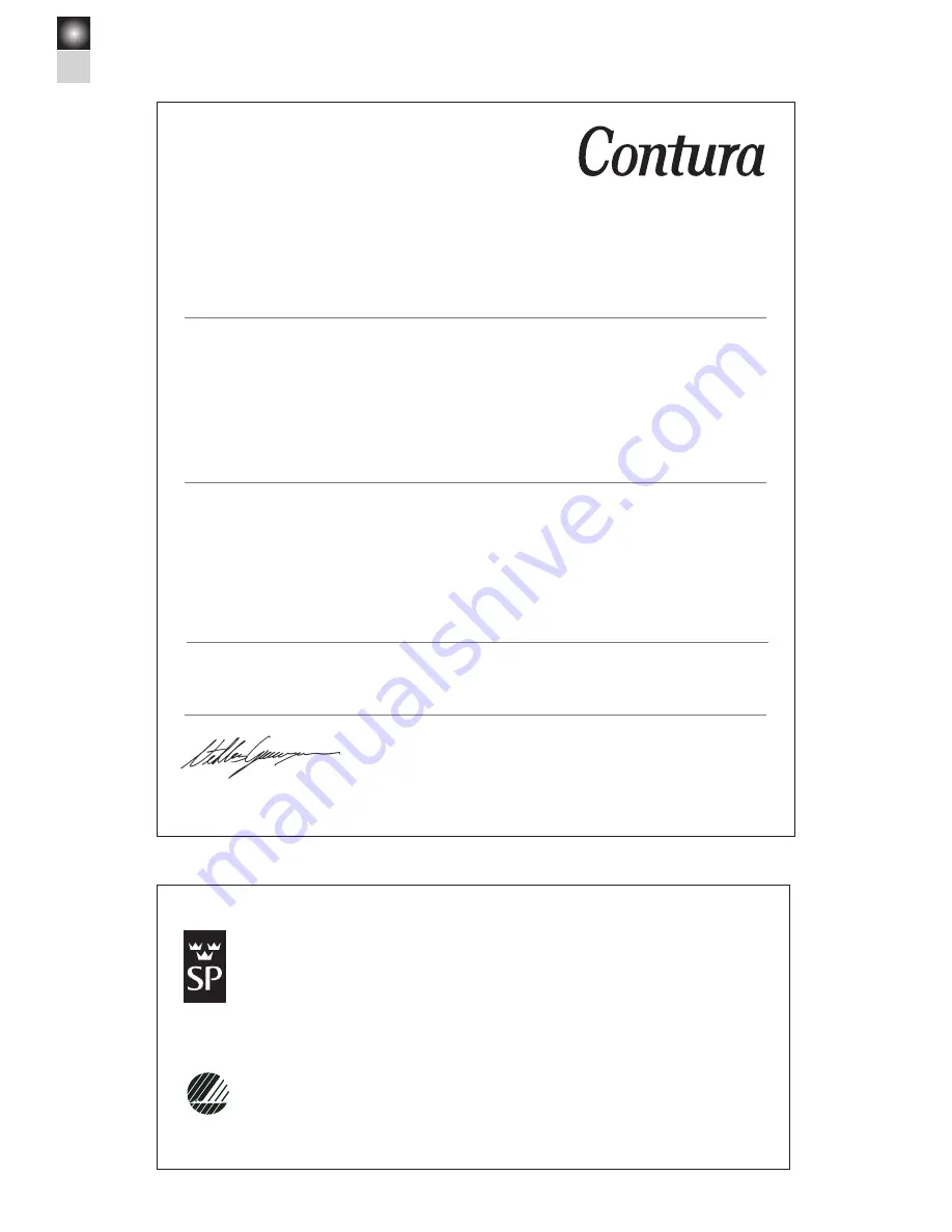 Contura C 586W Installation Instructions Manual Download Page 2