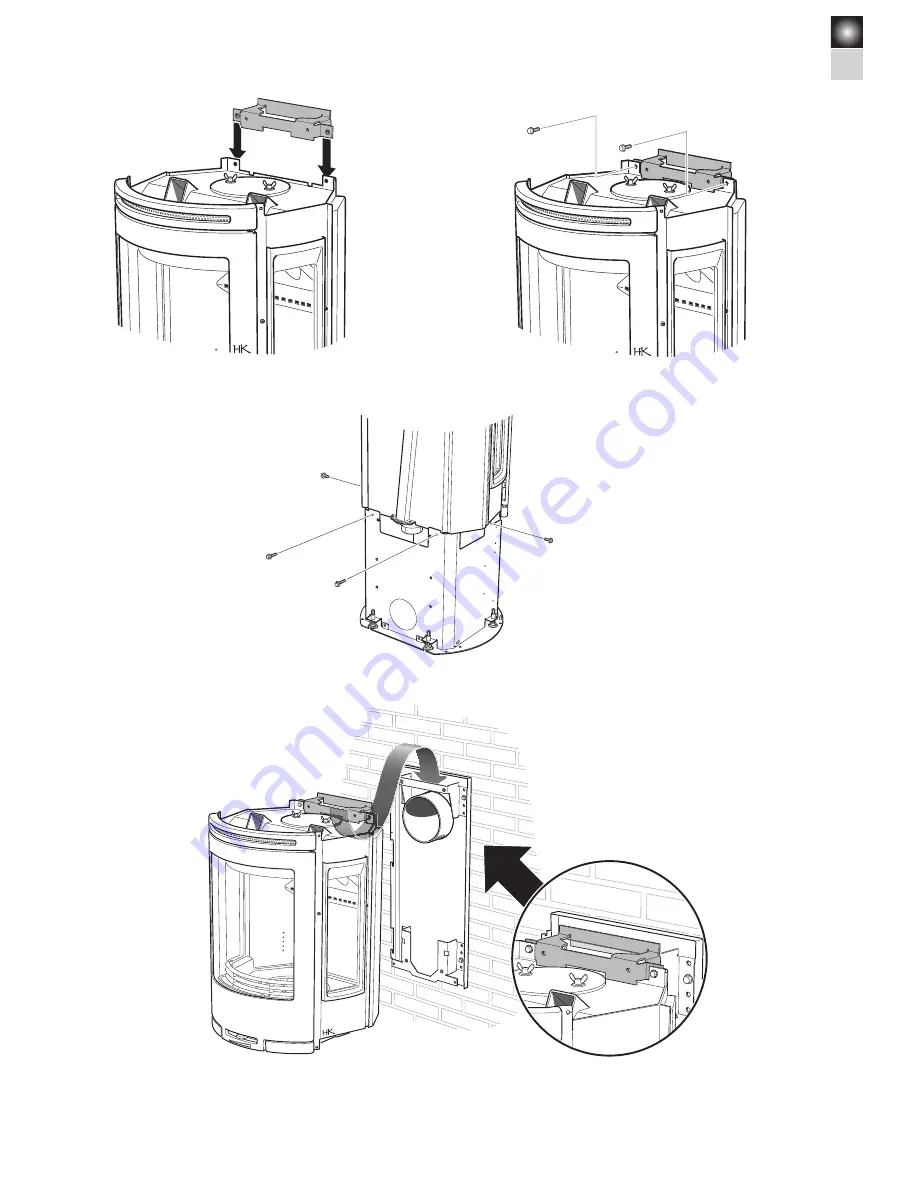 Contura C 586W Installation Instructions Manual Download Page 9