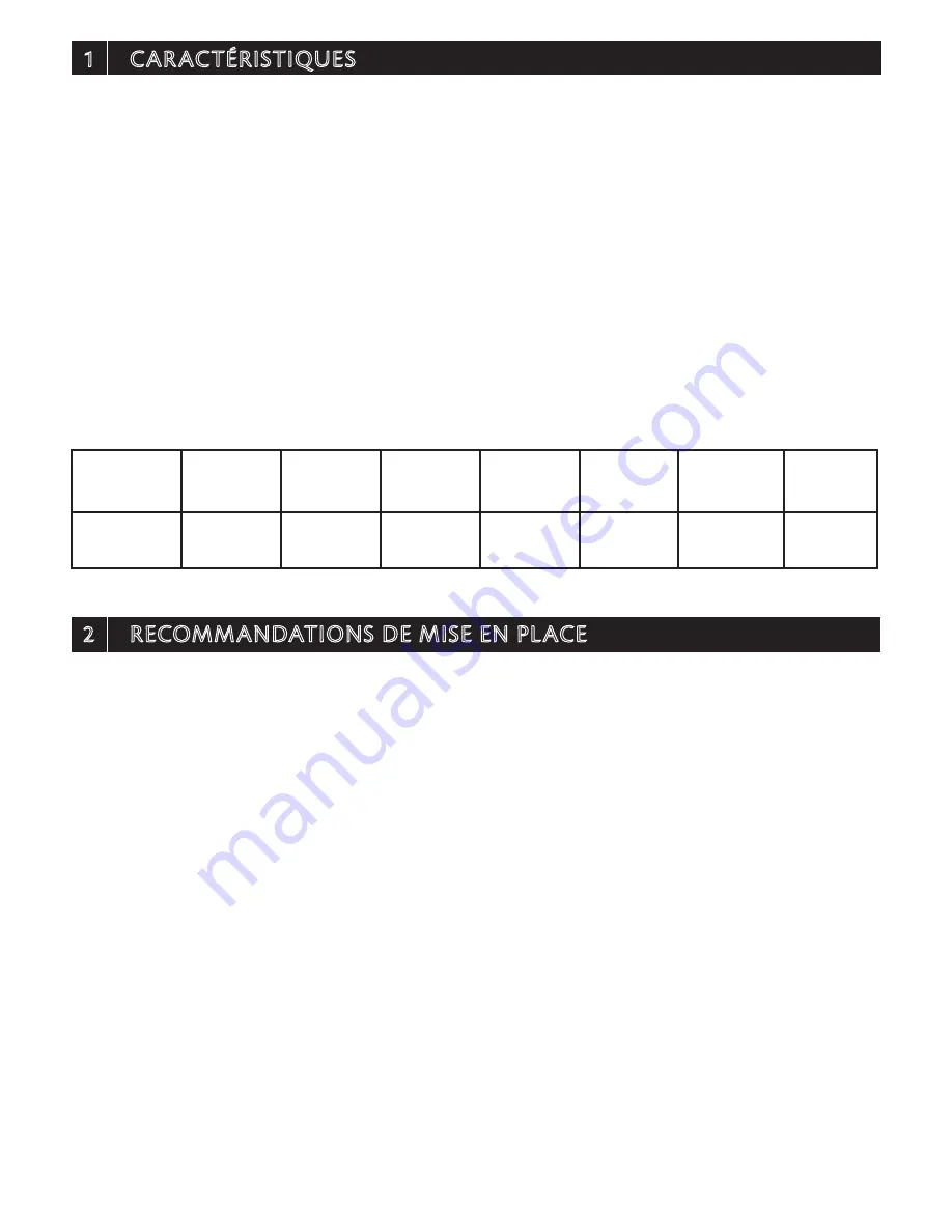 CONVECTAIR CALYPSO 7825 Installation & Operating Instruction Download Page 5