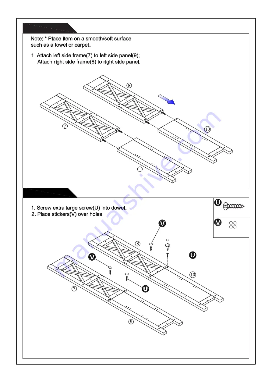 convenience concepts 121050ES Assembly Instructions Manual Download Page 6