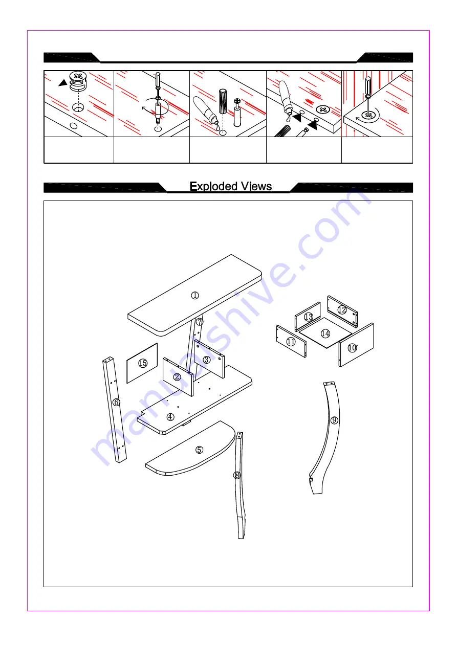 convenience concepts 121579ES Assembly Instructions Manual Download Page 4