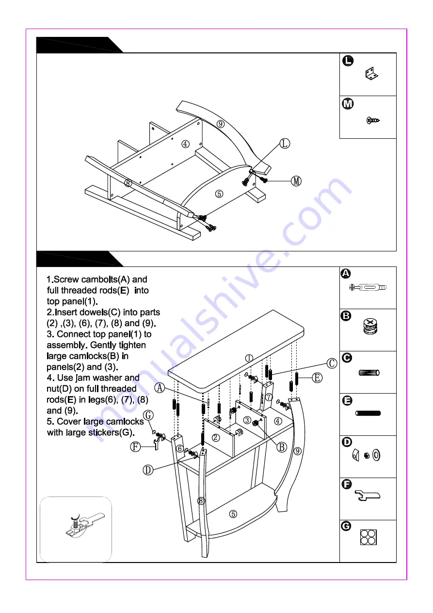 convenience concepts 121579ES Скачать руководство пользователя страница 8