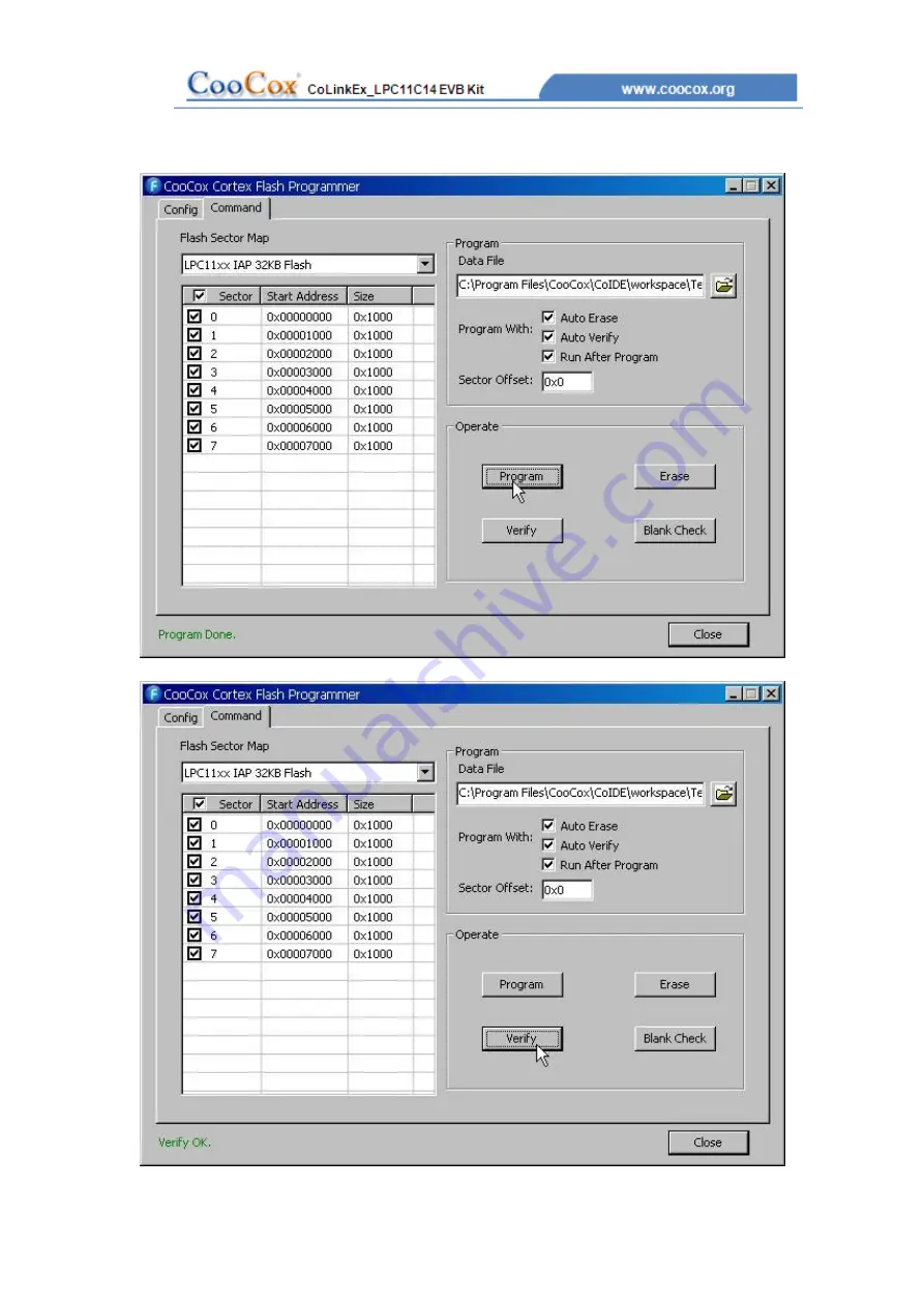 CooCox CoLinkEx_LPC11C14 Скачать руководство пользователя страница 24