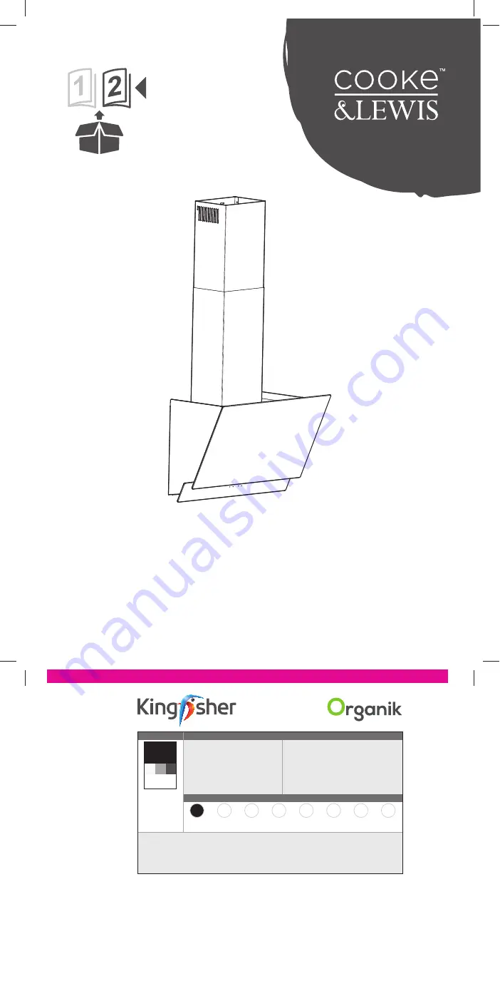 Cooke & Lewis 3663602554240 Instruction Manual Download Page 1