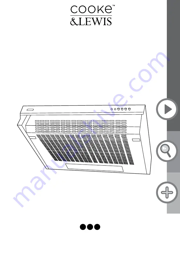 Cooke & Lewis CLVH60SS-C Manual Download Page 1