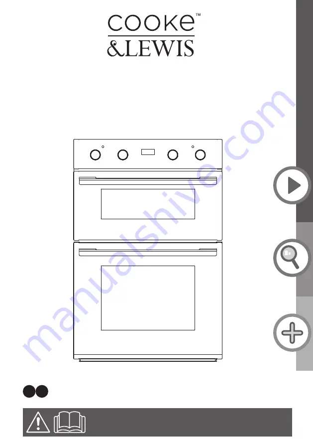 Cooke & Lewis DMF90CL Instructions Manual Download Page 1