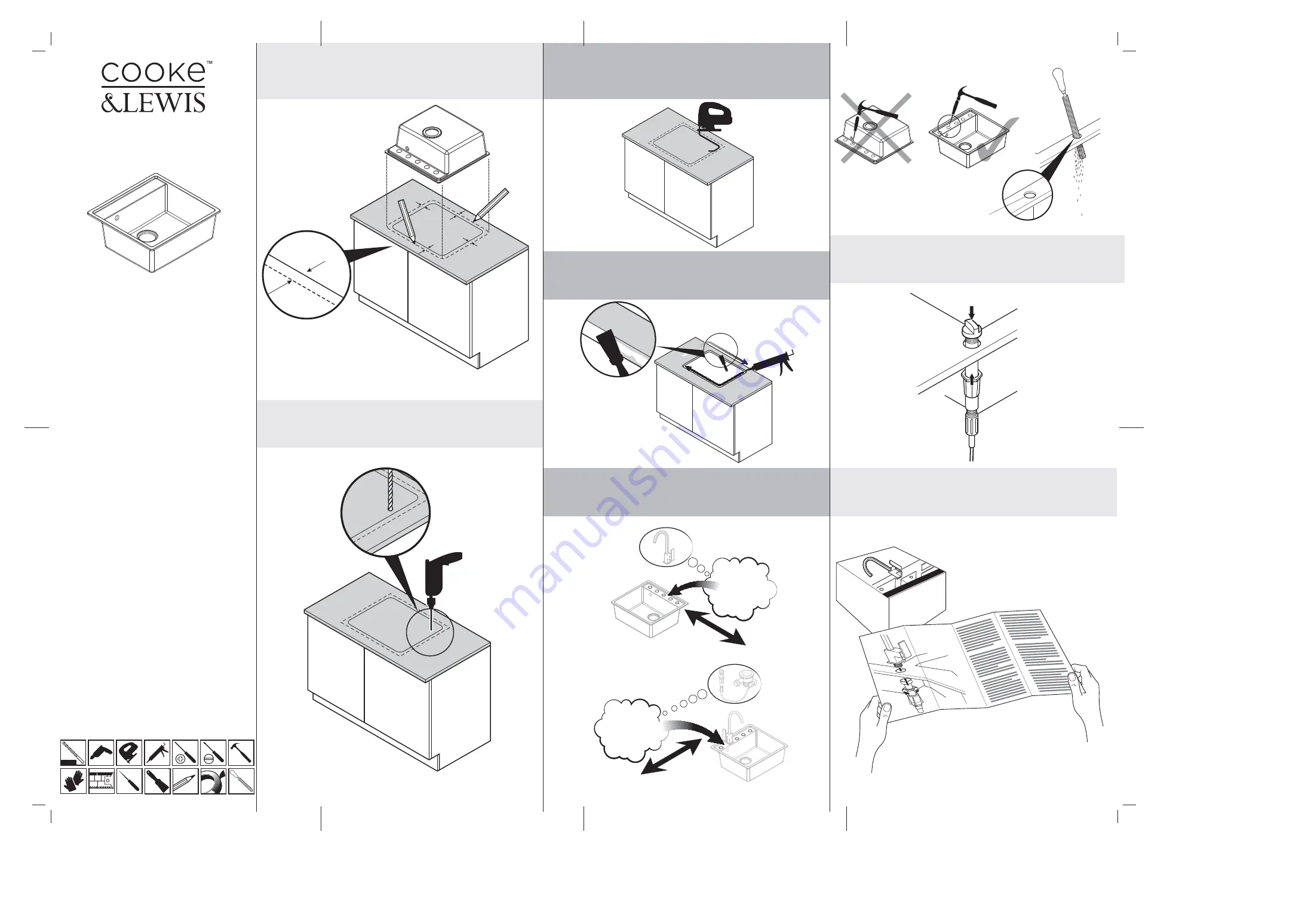 Cooke & Lewis Hirase 3663602901228 Quick Start Manual Download Page 1