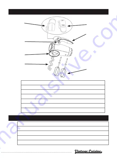 CooKing Vintage Cuisine HM-7496-17C Instruction Manual Download Page 9