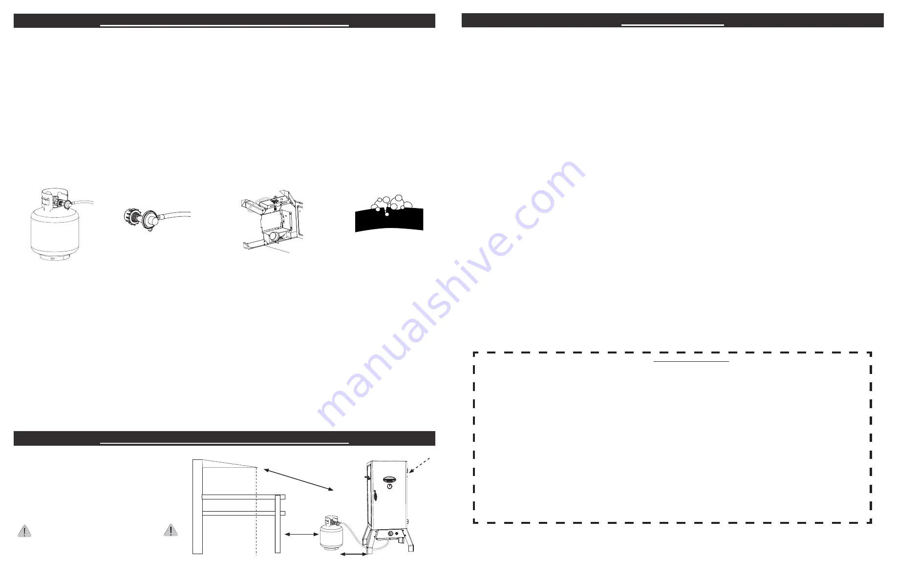 Cookmaster 20051413 Assembly, Care & Use Manual Warning & Safety Information Download Page 4