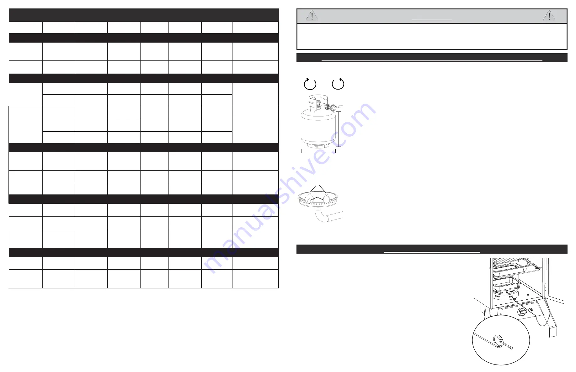 Cookmaster 20051413 Assembly, Care & Use Manual Warning & Safety Information Download Page 5