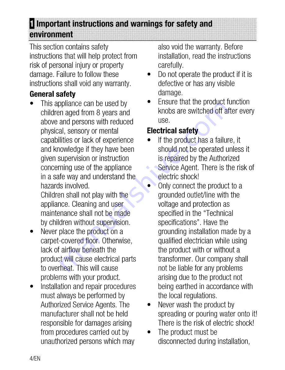 Cookmaster CK100C210 User Manual Download Page 6