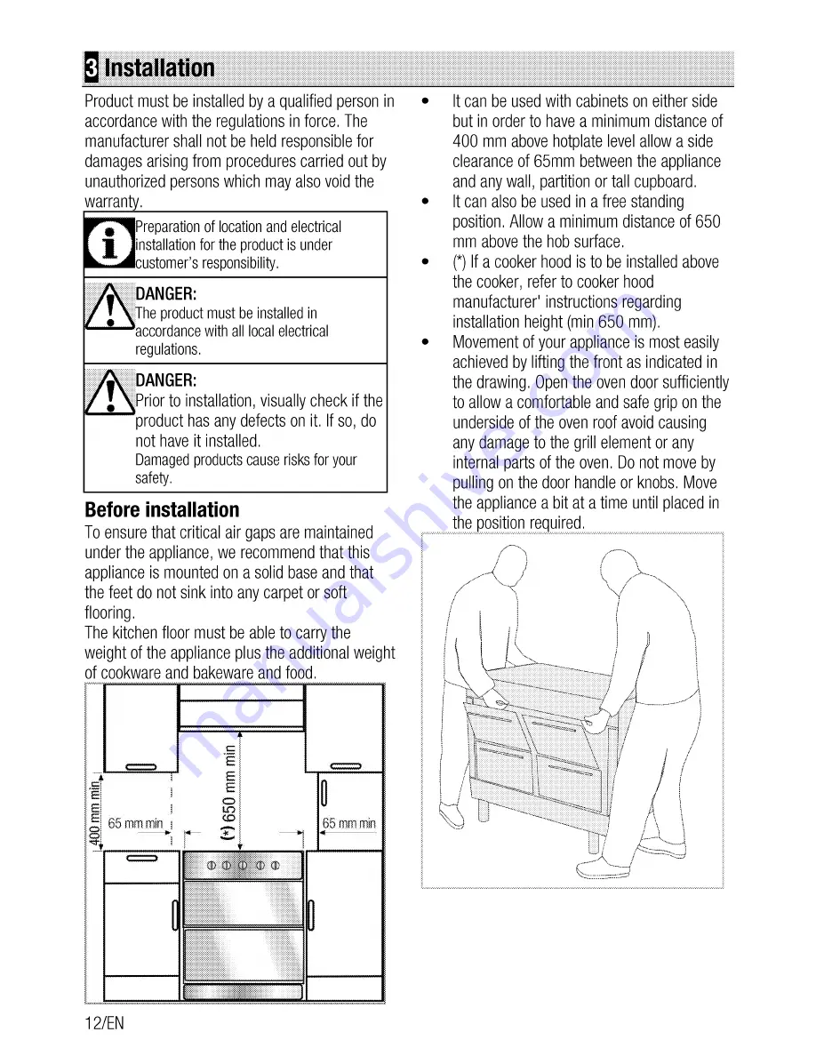 Cookmaster CK100C210 User Manual Download Page 14